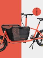 리아 전기 자전거 바구니 반려동물 여행 자전거 여행 반려견 산책 자전거 트레일러 바구니 화물 트럭 익스프레스 배달 차량 - 이미지 4
