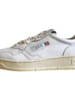 정품 오트리 가죽 화이트 슈즈 레트로 두꺼운 밑창 키높이 슈즈 EPT 로우탑 남성 및 여성용 스포츠화 새상품 - 이미지 5