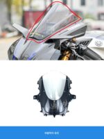 YZF 야마하 R1 R1M 오토바이 탄소 섬유 개조 연료 탱크 덮개 펜더 측면 패널 바닥 포켓 셸 - 이미지 2