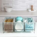 젓가락과 숟가락 보관 바구니 식기 배수 랙 데스크탑 상업용 소독 캐비닛 특수 젓가락 랙 3 그리드 파티션