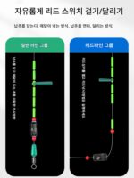 잠금식 실리콘 스페이스 빈 런닝 리드 특수 올리브 모양 스톱 비드 위치 빈 스톱 빈 고품질 메인 라인 그룹 낚시 액세서리 - 이미지 3