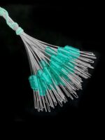 8자 링 라인 클립 실리콘 엉킴 방지 콩 대량 대형 엉킴 방지 우주 콩 잠금 콩 낚시 소형 액세서리 - 이미지 4