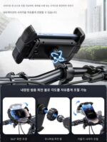 전기자전거 라이딩용 휴대폰 홀더 오토바이 네비게이션 홀더 테이크어웨이 라이더 스페셜 휴대폰 홀더 튼튼하고 안정적 - 이미지 3