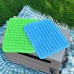 여름철 및 사계절 엉덩이 통증 예방 낚시 의자 겸 낚시 상자 쿠션 통기성 방수 라텍스 소형 찐빵 냉각 패드 - 이미지 2