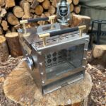 야외 바베큐 그릴 가정용 무연 스테인리스 스틸 소형 휴대용 숯 캠핑 안뜰 실내 새 두꺼운 - 이미지 4