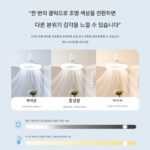 E27 나사 팬 램프 벽 조명 통합 2-in-1 LED 홈 침실 램프 레스토랑 천장 샹들리에 욕실 히터 - 이미지 2