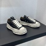 2024년 신상품 캐주얼 스포츠 거지화 다용도 두꺼운 밑창 정품 가죽 유행 로우탑 트렌디화 셀러브리티 스타일 디졸브화 - 이미지 2