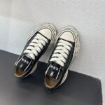 2024년 신상품 캐주얼 스포츠 거지화 다용도 두꺼운 밑창 정품 가죽 유행 로우탑 트렌디화 셀러브리티 스타일 디졸브화 - 이미지 4