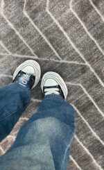 2024년 신상품 캐주얼 스포츠 거지화 다용도 두꺼운 밑창 정품 가죽 유행 로우탑 트렌디화 셀러브리티 스타일 디졸브화 - 이미지 5