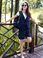 JPDUN/봄과 여름 남성용 속건성 얇은 작업복 조끼 통기성 메시 다중 포켓 여성용 야외 낚시 및 등산 조끼