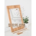 순수 목재 직조기 핸드메이드 DIY 태피스트리 코튼실 소재 패키지 크고 작은 나무 프레임 보드 시간을 죽이고 지루함을 해소하는 유물 - 이미지 2
