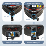 새로운 헬멧 브라켓 퀵 릴리스 힌지 턱 고정 GoPro DJI Action5pro/4/3 카메라 액세서리 - 이미지 5