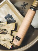 파머캠프 소형 낚싯대 레트로 미노우 호스마우스 화이트 스트라이프 캠핑 미니 숏섹션 스트림 소형 핸드낚싯대 - 이미지 4