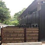 대나무 울타리 대나무 철조망 방부목 야외 일본식 정원 빌라 호텔 홈스테이 장식용 울타리 - 이미지 2