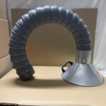 범용 위치 대나무 튜브 연기 후드 트럼펫 배기 연기 흡입 암 금속 가스 수집 후드 산업용 먼지 제거 먼지 후드 - 이미지 2