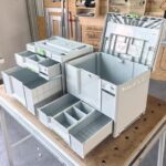 새로운 3세대 Festool Festool 휴대용 도구 상자 서랍 보관 차량 장착형 스태킹 낙하 방지 3단 서랍 싱글 핸드 푸시 - 이미지 3