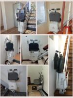 좌석 엘리베이터 가정용 계단 오르기 기계 노인 계단 위층 유물 복도 보행 장치 빌라 전기 리프트 - 이미지 5