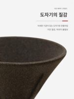 V자형 필터컵 세라믹 핸드브루 커피필터 가정용 미크론필터 프리필터지 미세기공 필터컵 티필터 V60 - 이미지 4
