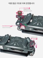 쿨터치 카메라 퀵행거 고프로 DJI 액션4 섀도우스톤 360 백팩 벨트 숄더 스트랩 사진 촬영 퀵 설치 및 제거 - 이미지 3