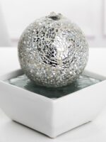 심플하고 창의적인 물 장식 스팽글 순환 분수 풍경 사무실 데스크탑 소녀를 위한 작고 신선한 장식 - 이미지 2