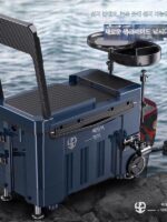 야외용 신규 낚시 장비 세트 낚시 상자 초경량 낚싯대 느낌 미끼 세트 낚시 의자 유니버설 야생 낚시 - 이미지 4