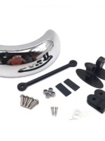 전기 오토바이 범용 개조 광각 거울 백미러 파노라마 사각지대 베스파 반사경 높이가 높은 소형 윈드실드 - 이미지 3