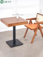 국수집 비빔밥 햄버거 나사 국수집 테이블 스툴 서랍 수납 식탁 레스토랑 체인점 테이블 및 의자 커스터마이징 - 이미지 2