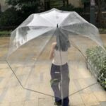 특대형 우산, 특대형, 확대, 두껍게 하고 강화, 폭우, 맑음 및 비오는 날에도 사용 가능, 창의적이고 재미있는 다인용 대형 우산 - 이미지 3