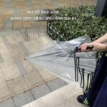 특대형 우산, 특대형, 확대, 두껍게 하고 강화, 폭우, 맑음 및 비오는 날에도 사용 가능, 창의적이고 재미있는 다인용 대형 우산 - 이미지 4