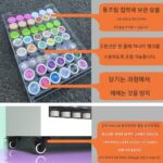 네일 아트 숍 네일 폴리쉬 접착제 통조림 테이프 파티션 평평한 바닥 보관 캐비닛 A4 파일 캐비닛 서랍 베이킹 몰드 분류 - 이미지 4