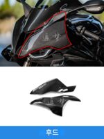 BMW s1000rr 개조 탄소 섬유 액세서리 펜더 사이드 패널 바텀 포켓 고정 윈드 윙 연료 탱크 커버 프린트 쉘 - 이미지 2