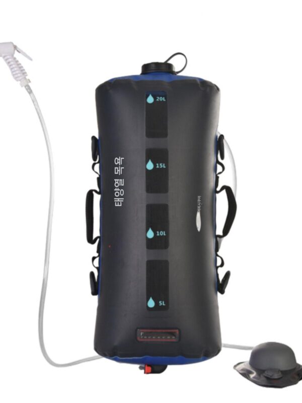 RV 캠핑 야외 물주머니 대용량 휴대용 접이식 물 저장통 자동차 자율 주행 여행 샤워백 포함