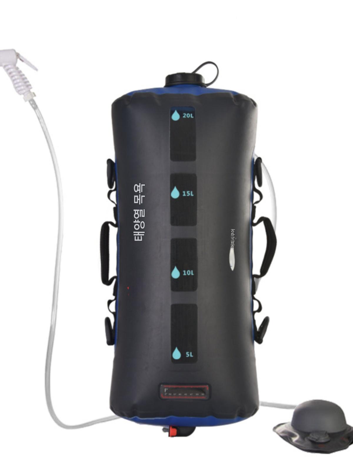 main_808466051189_0-1 RV 캠핑 야외 물주머니 대용량 휴대용 접이식 물 저장통 자동차 자율 주행 여행 샤워백 포함 - 이미지 1