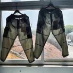 차오 브랜드 루즈 속건성 반투명 선크림 스킨 팬츠 남성 여름 가볍고 통기성 있는 오버올 아웃도어 캐주얼 팬츠 - 이미지 3