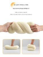 야외 캠핑 베개 메모리 폼 느린 반발 목 보호 수면 베개 캠핑 텐트 휴대용 베개 낮잠 여행 베개 - 이미지 3