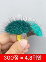 슈퍼 타이트 크리스탈 그린 스페이스 빈 실리콘 프리미엄 소형 낚시 장비 메인 라인 세트 소형 액세서리 대량