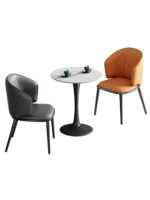 상업용 록플레이트 식탁 인터넷 셀럽 밀크티숍 카페 레스토랑 핫팟숍 직사각형 테이블 호텔 소형 원형 테이블 - 이미지 5