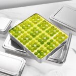 304 스테인리스 스틸 티라미수 케이크 스톨 몰드 식품 등급 상자 직사각형 디저트 베이킹 도구 - 이미지 4