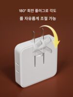 다기능 1~3소켓 컨버터 초박형 2핀 전원공급장치 2홀 멀티포지션 플러그 익스텐더 플러그 보드 - 이미지 2