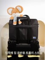 오늘의 기분 애플 노트북 가방 핸드래그 어드밴스드 센스 여성 하이밸류 14인치 16인치 얇은 크로스바디 통근 2024년 신형 낙하방지 충격방지 짐 걸이 가능 - 이미지 4