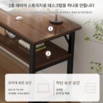 침대 옆 수납장 벽면 긴 캐비닛 싱글 침대 더블 침대 걸이 테이블 선반 침실 공간 활용 - 이미지 4