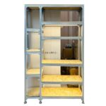 모던 심플 알루미늄 프로파일 바닥 디스플레이 책꽂이 선반 상업용 창고 다층 선반 보관 선반 - 이미지 5