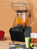 송타이 블렌더 신형 후드 스무디 머신 상업용 밀크티 숍 무소음 다기능 블렌더 스무디 아이스 크러셔