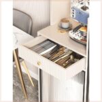 친환경 다이닝 사이드 캐비닛 통합형 벽면 하이 캐비닛 스톤 코보스 스위핑 로봇 랙 진공 청소기 보관 캐비닛 - 이미지 4