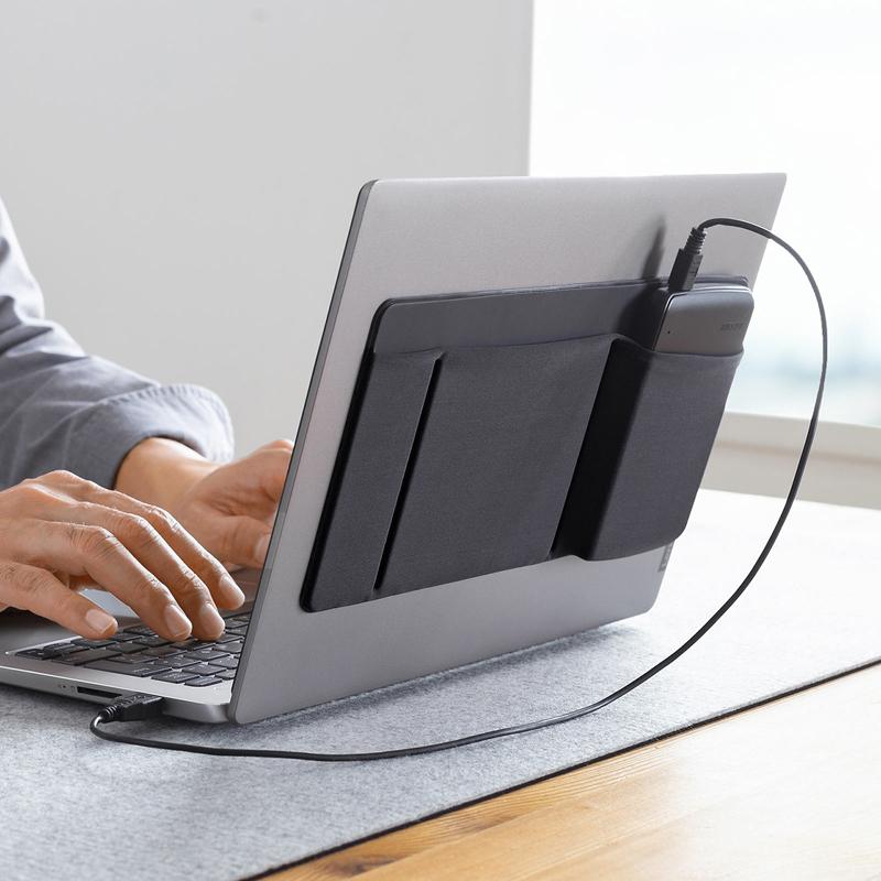 main_811709118393_0-1 일본 SANWA 노트북 컴퓨터 접착 마우스 보관 스티커 데이터 케이블 하드 디스크 스토리지 통합 - 이미지 1