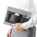 일본 SANWA 노트북 컴퓨터 접착 마우스 보관 스티커 데이터 케이블 하드 디스크 스토리지 통합 - 이미지 2