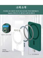 삼성 갤럭시 S24 분리용 MagSafe S23ultra 카드 삽입 S22+ 카드 슬롯 포함 S21FE 자석 카드 홀더 휴대전화 케이스 Note20 링 A55 브라켓 34 낙하 방지 보호 커버 - 이미지 5