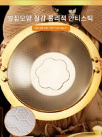 스테인리스 스틸 노스틱 건조 냄비 걸쭉한 가스 유도 조리기 범용 스키야키 냄비 맑은 수프 붉은 수프 매달린 뜨거운 냄비 냄비 - 이미지 5