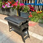 치치하얼 대형 그릴 냄비 두껍게 확대된 숯불 그릴 북동부 케밥 그릴 치치하얼 이중 용도 그릴 - 이미지 2