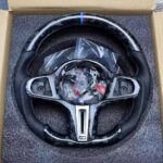 BMW 12345 시리즈 M3X3X4X5X6X7 카본 파이버 스티어링 휠 수정 MP 스포츠 휠 어셈블리 M1M2에 적용 가능 - 이미지 2